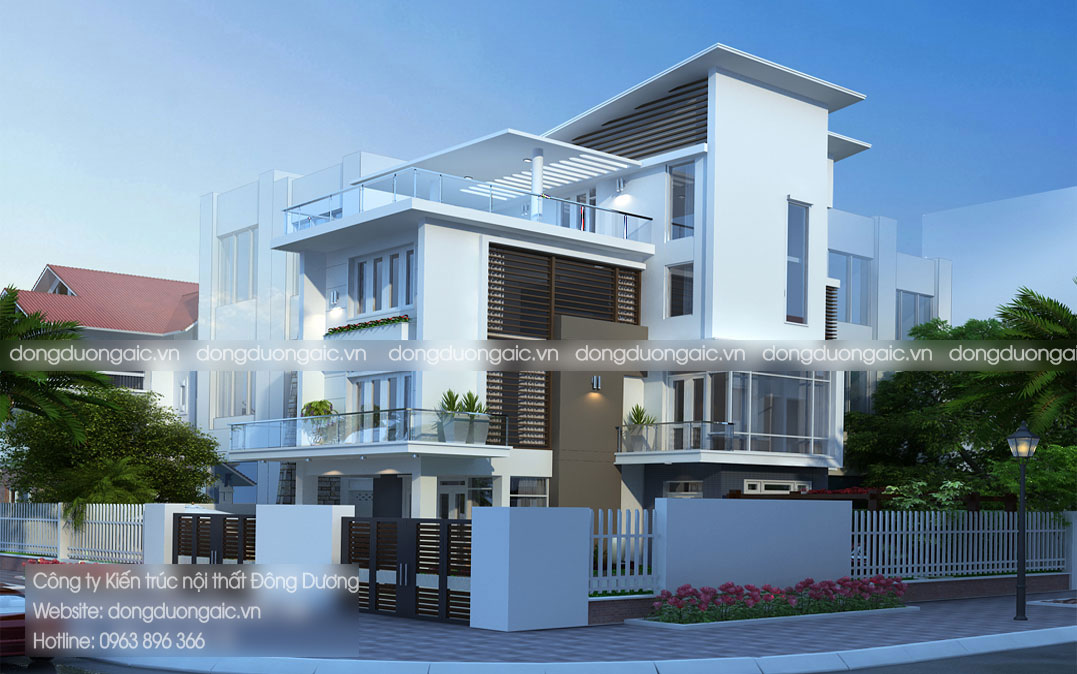 kiến tức biệt thự hiện đại
